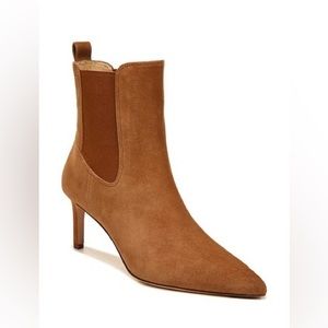 Veronica Beard New LEELAND POINTED TOE CHELSEA BOOT IN CHESTNUT size 6